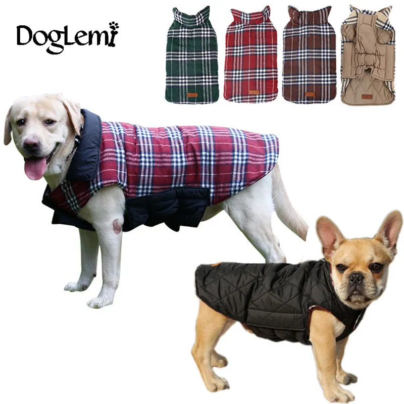 2017 Waterproof Reversible Dog Jacket Designer