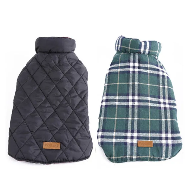 2017 Waterproof Reversible Dog Jacket Designer