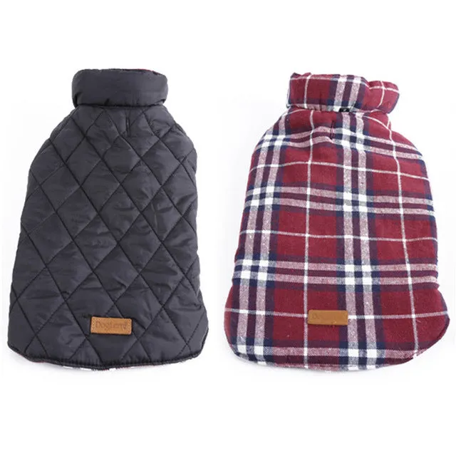 2017 Waterproof Reversible Dog Jacket Designer