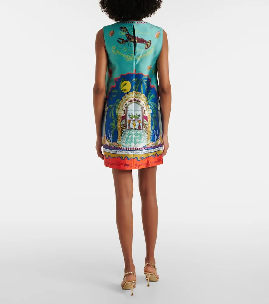 Al√É¬©mais Surrealist Summer printed minidress