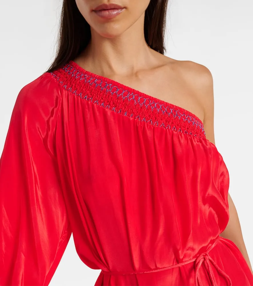 Farm Rio Summer Foliage midi dress