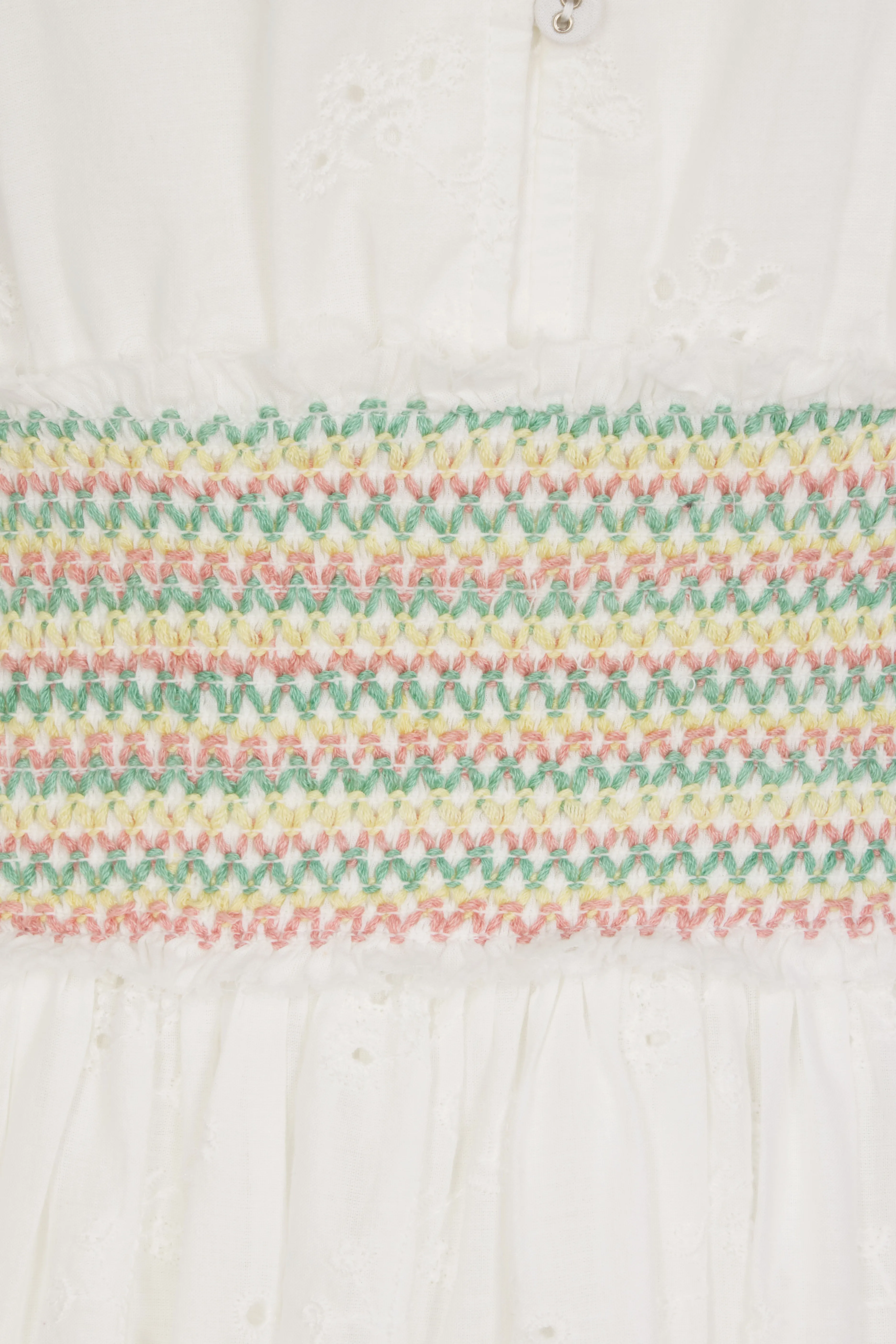 Gracie Dress in White Alyssum