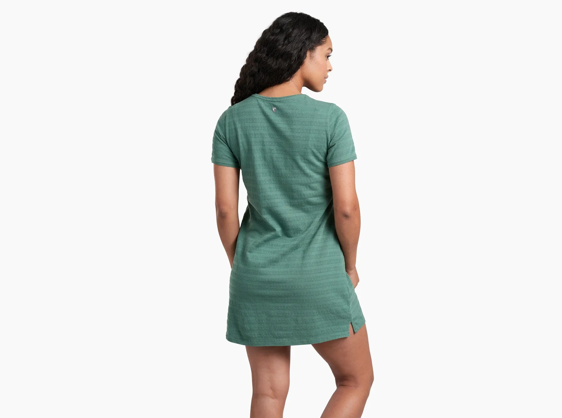 KUHL WOMENS WILLA T SHIRT DRESS EVERGREEN