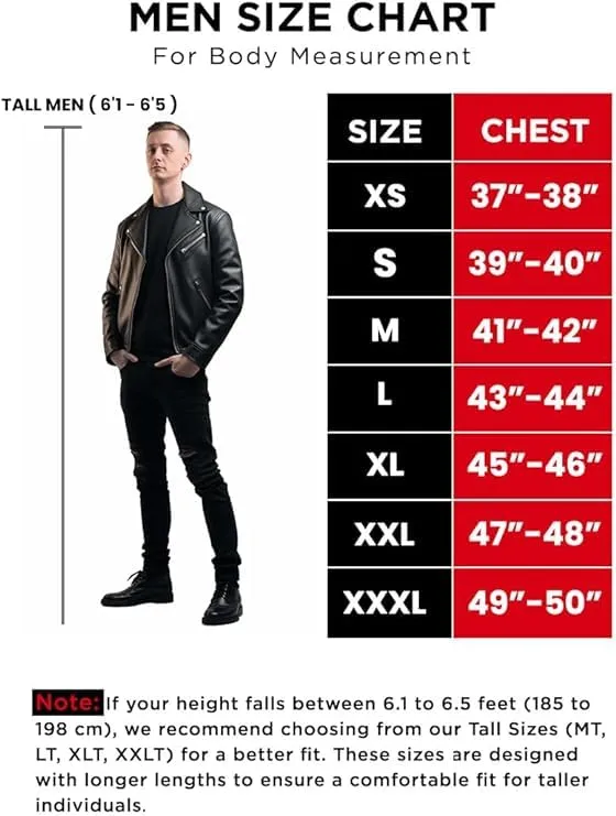 Leather Coat Men  Carcoat Style Winter Fashion Real Lambskin Long Leather Jackets For Men