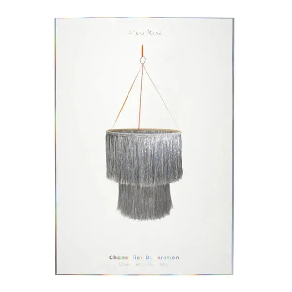 Meri Meri Chandelier Silver Tinsel - Clearance