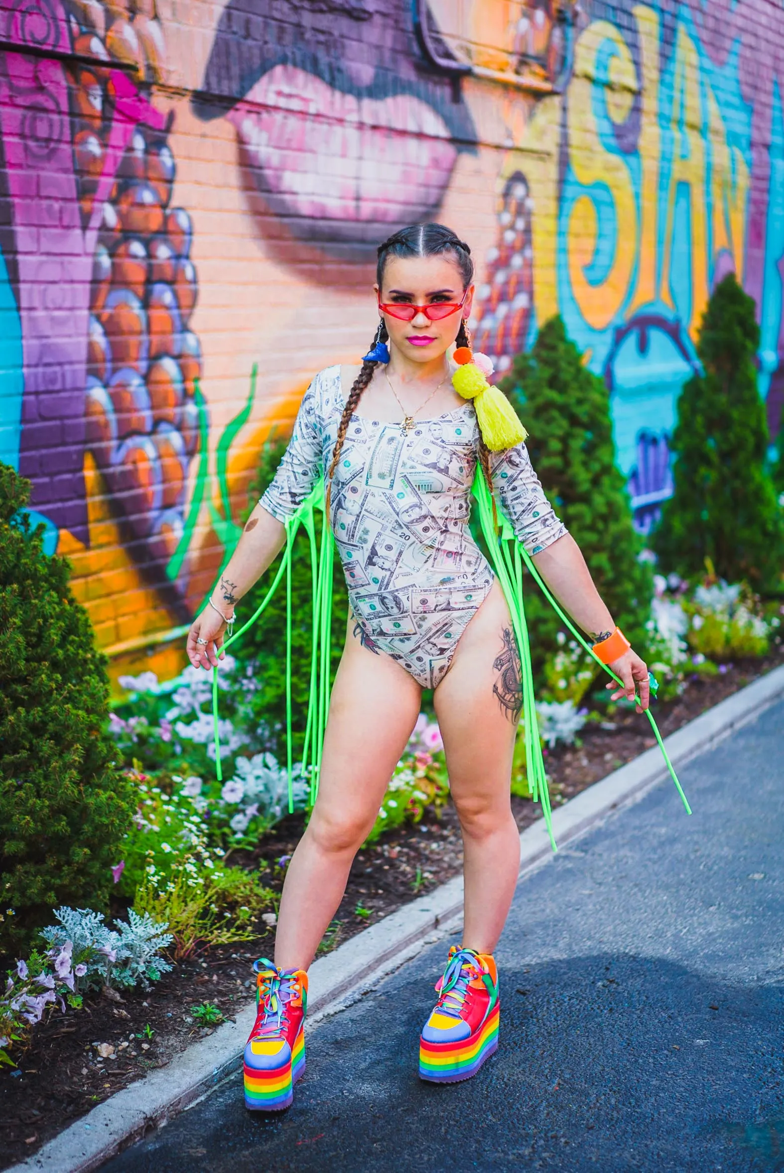 Money Maker Fringe Bodysuit