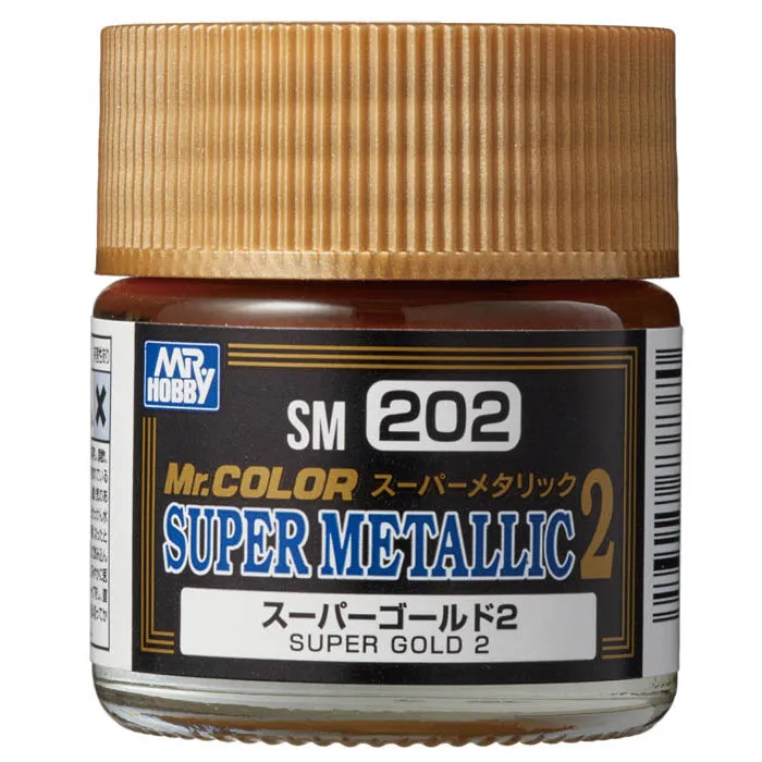 SM202 Mr. Color Super Metallic - Super Gold 2
