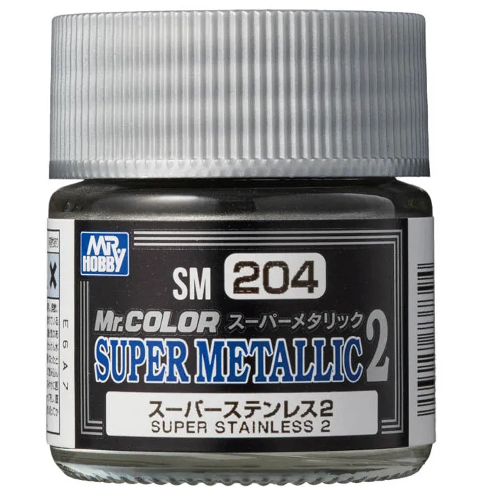 SM204 Mr. Color Super Metallic - Super Stainless Steel 2