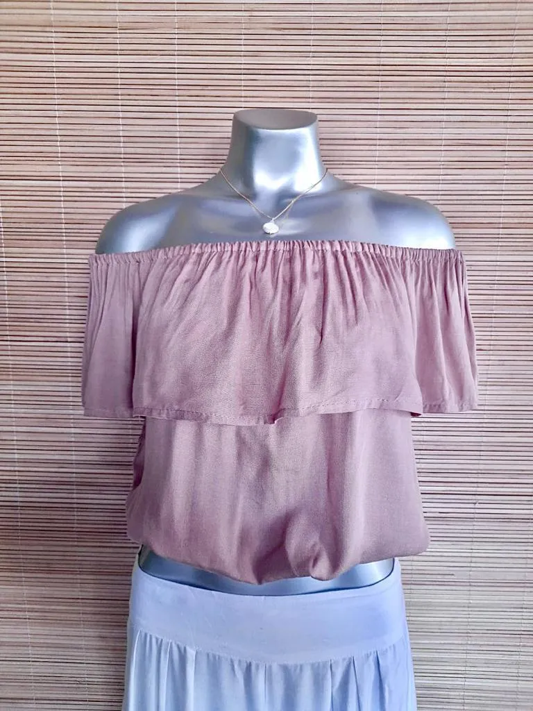 TOP MELODY Khaki, White, Black, New Blush and New Mint